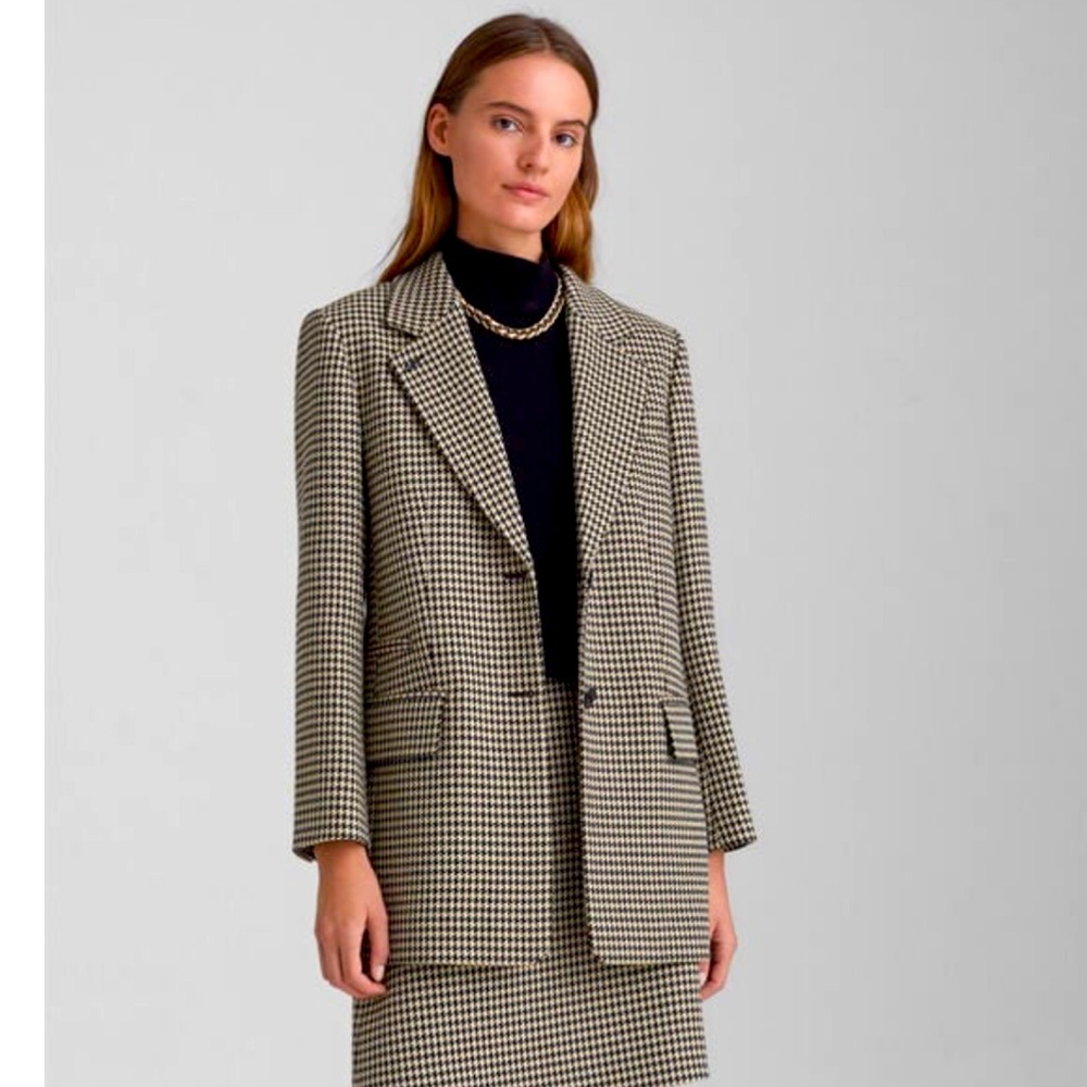 Club Monaco Houndstooth Blazer